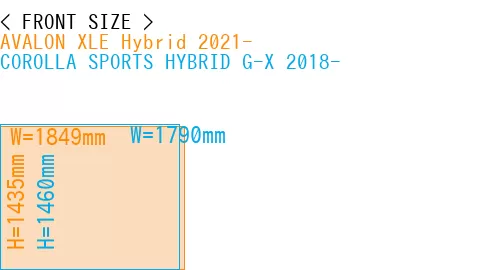 #AVALON XLE Hybrid 2021- + COROLLA SPORTS HYBRID G-X 2018-